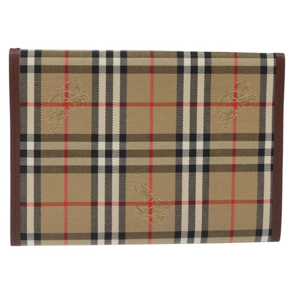 BURBERRY Nova Check Day Planner Cover Canvas Beige Auth am8273 - Picture 2 of 16